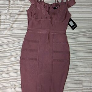 Elegant Mauve Dress